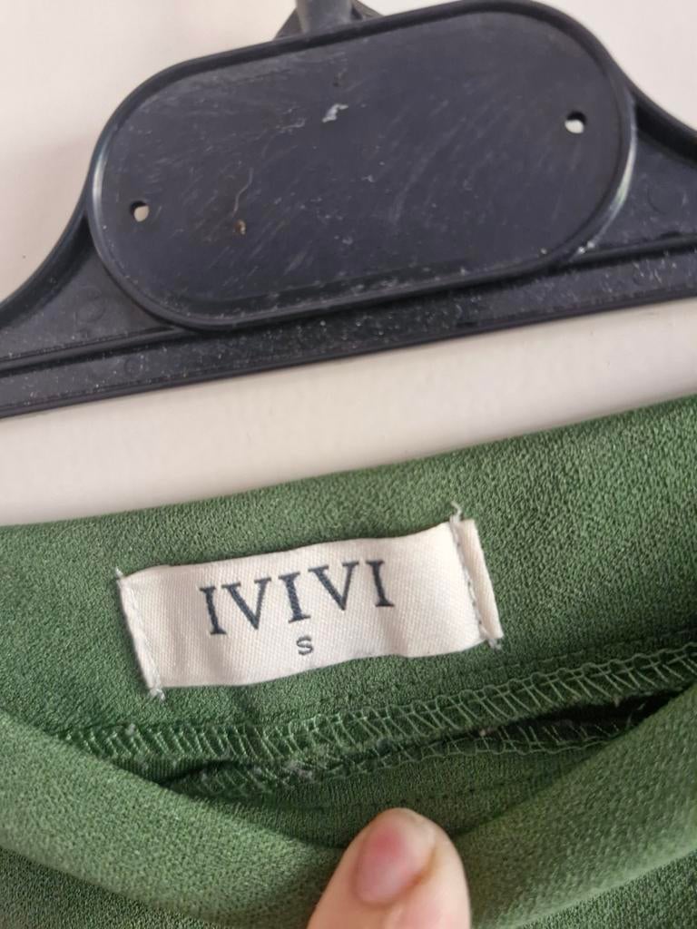 Nette donkergroene broek - Maat S, Onbekend, Ophalen of Verzenden, Onbekend, Lang