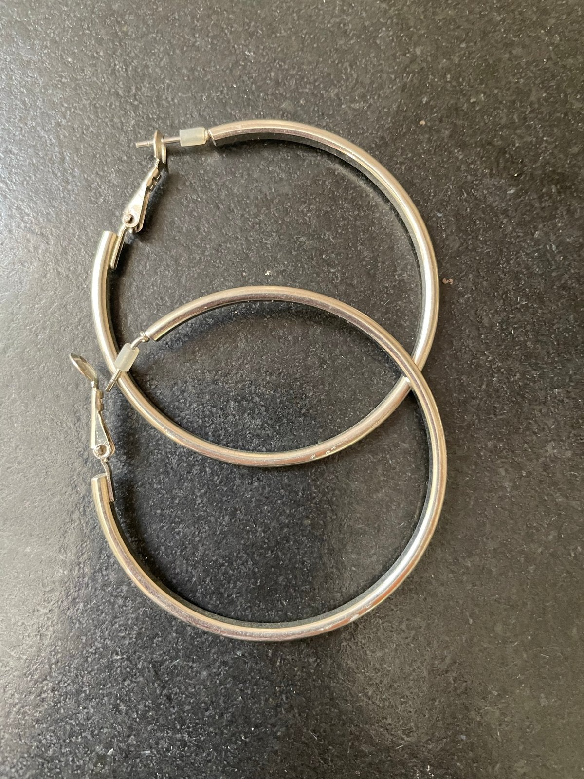 Hoepel Oorbellen, Overige materialen, Ophalen of Verzenden, Zilver, Hangers