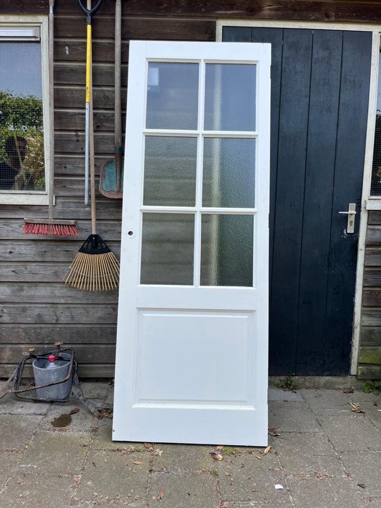 Paneeldeur, Ophalen, Minder dan 80 cm, Binnendeur, Zo goed als nieuw