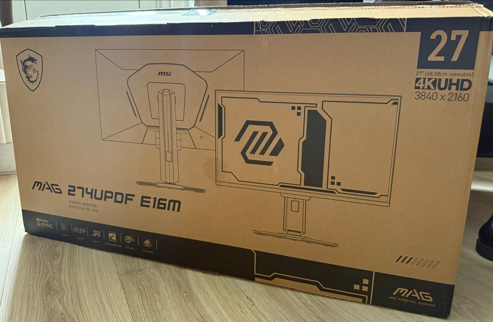 MSI MAG 274UPF E16M 27 inch 4K UHD Gaming Monitor