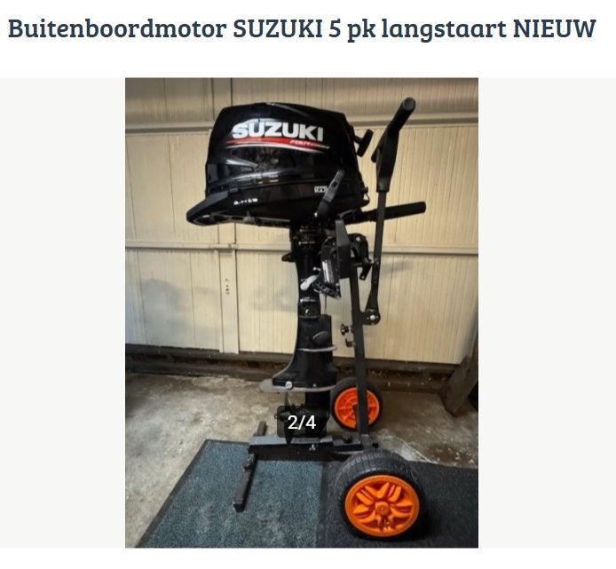 Suzuki Buitenboordmotor 5 pk NIEUW, Watersport en Boten, Ophalen, Nieuw