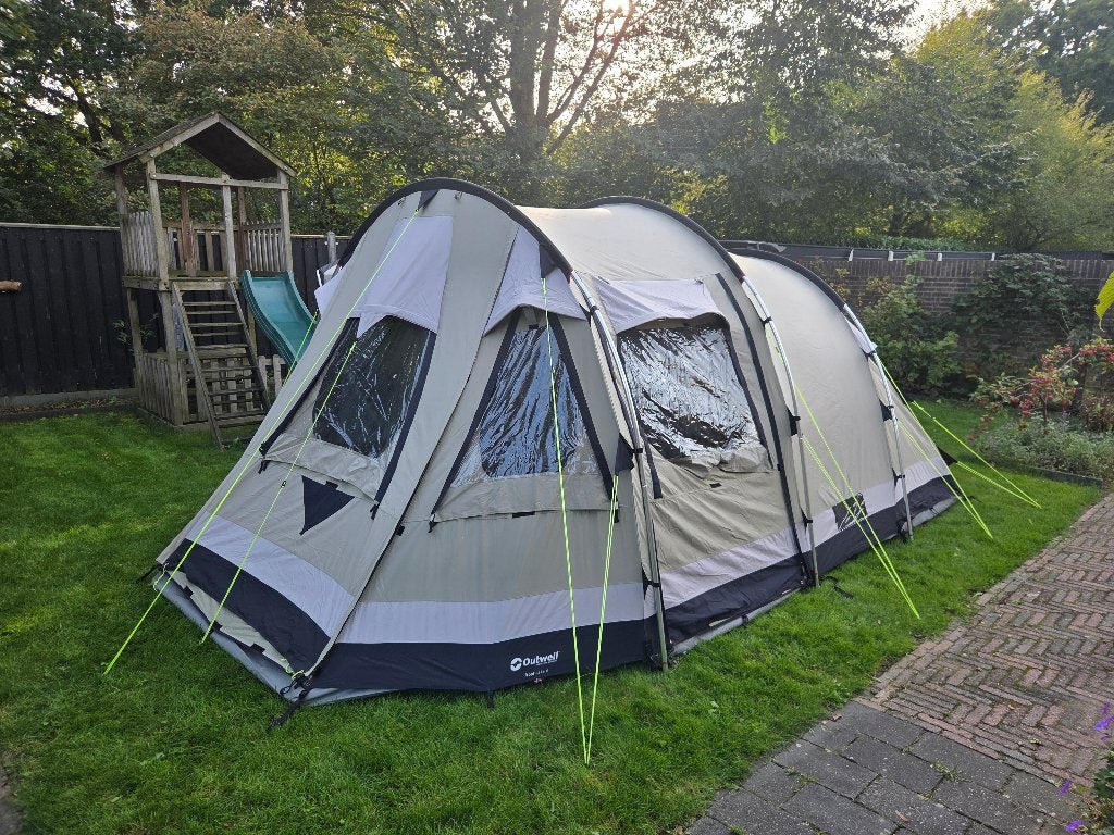 4-persoons tent - Outwell Trout Lake 4, Ophalen, Gebruikt, Tot en met 4