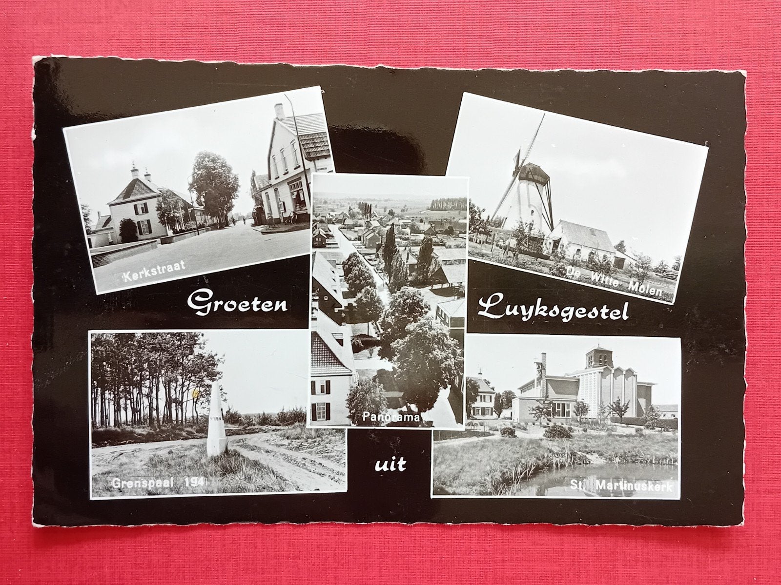 Oude ansichtkaart Groeten uit Luyksgestel (1966), Ophalen of Verzenden, 1960 tot 1980, Gelopen, Noord-Brabant