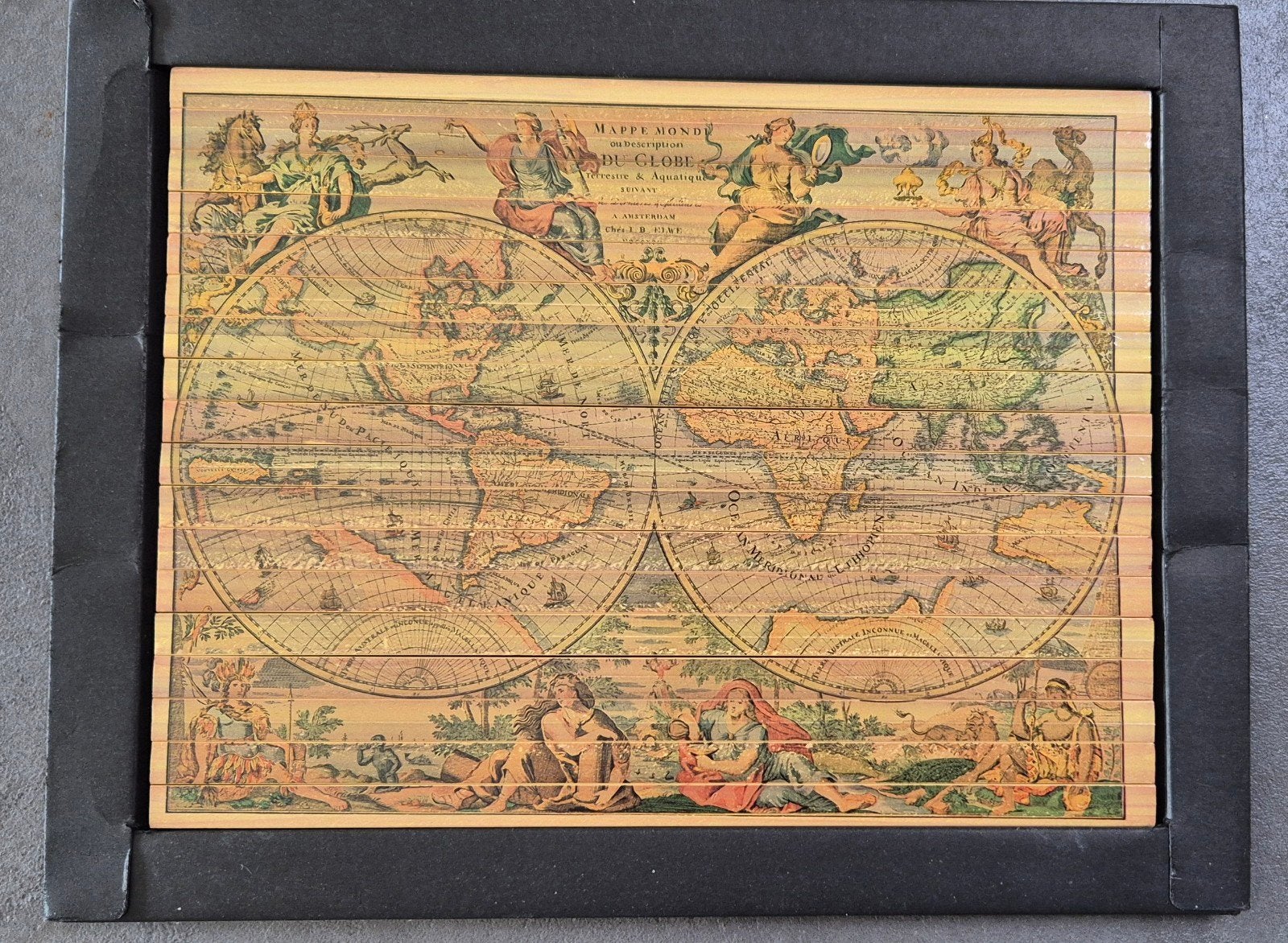 Japanse kaartpuzzel van kleurpotloden, Verzamelen, Ophalen of Verzenden, Nieuw