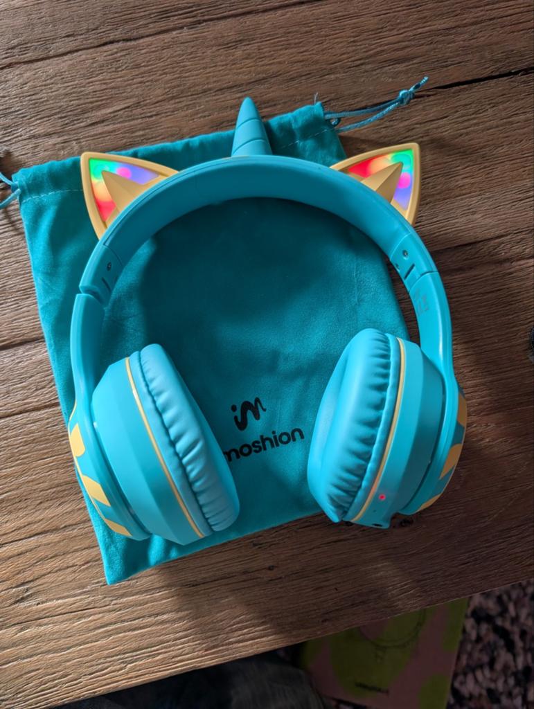 Nieuwe Imoshion Kids Unicorn LED Koptelefoon, Ophalen, Nieuw, Overige merken, Draadloos