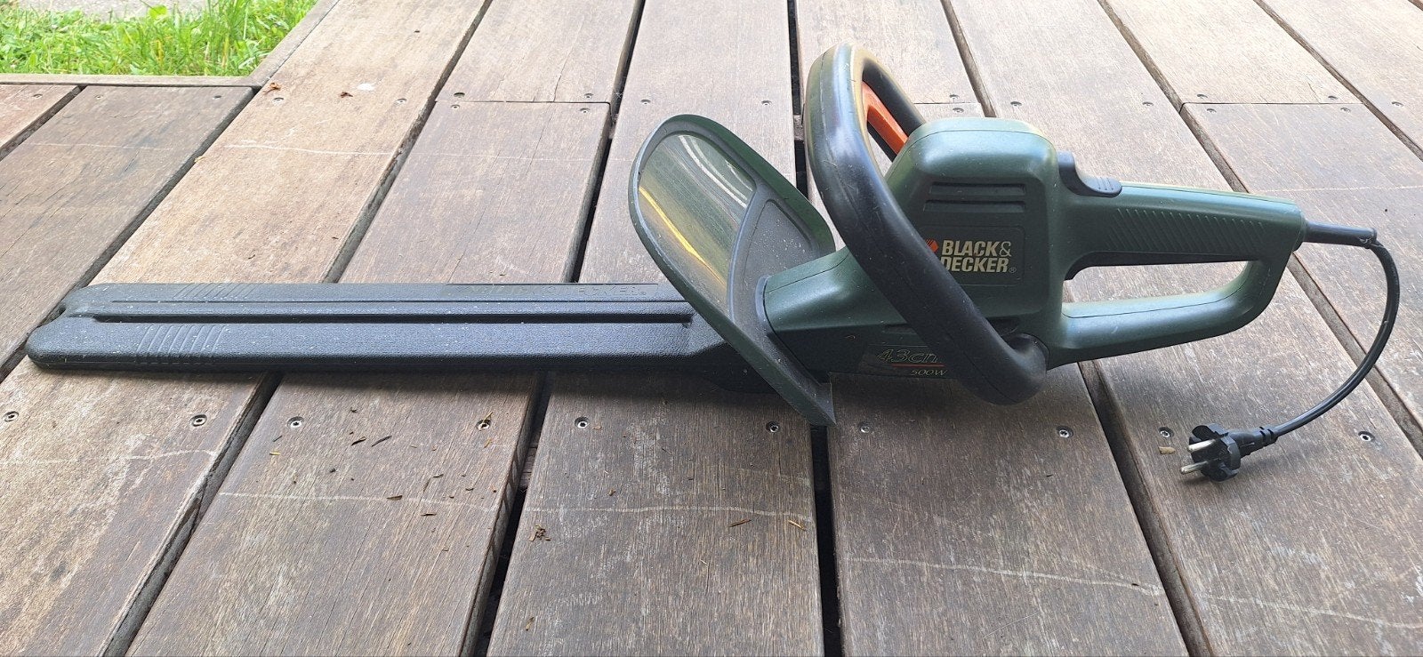 Black & Decker Heggenschaar 43cm 500W,.ruilen tegen ijsjes., Ophalen, Gebruikt, Elektrisch, Black & Decker