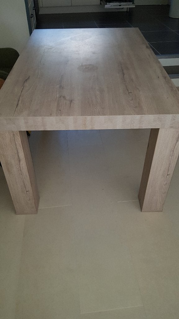 Eettafel 164x102, Huis en Inrichting, Tafels | Eettafels, Ophalen, Overige materialen, Gebruikt, 100 tot 150 cm