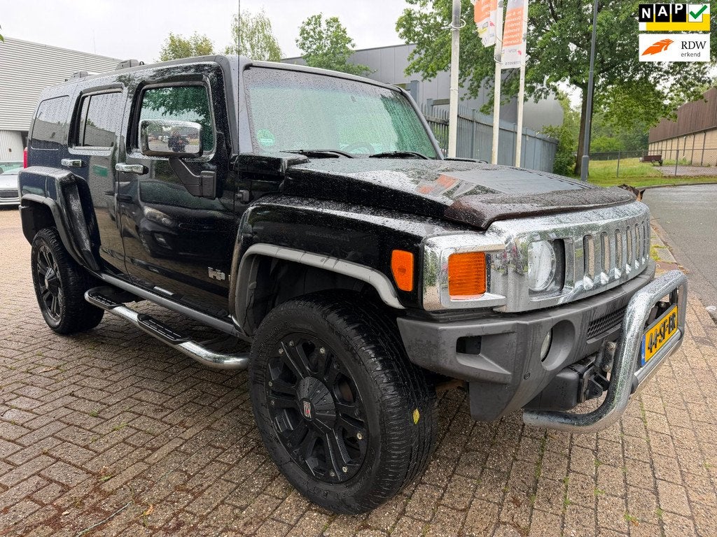 Hummer H3 3.5 Executive 2005 automaat, airco, cruise, elec p, Auto's, Hummer, Automaat, Gebruikt, Stoelverwarming, Met garantie (alle)