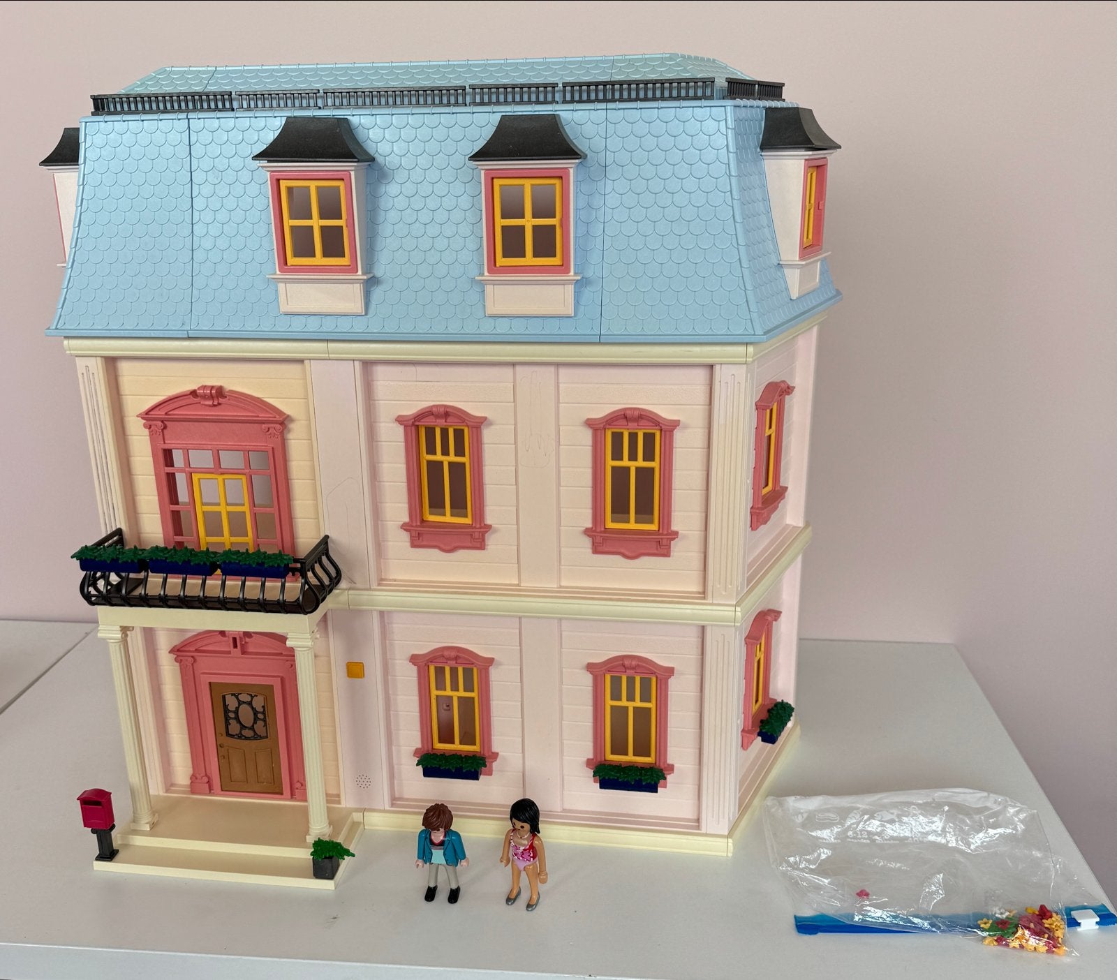 Playmobil Herenhuis 5303 met complete inrichting en licht, Ophalen, Gebruikt, Gebouw, Complete set