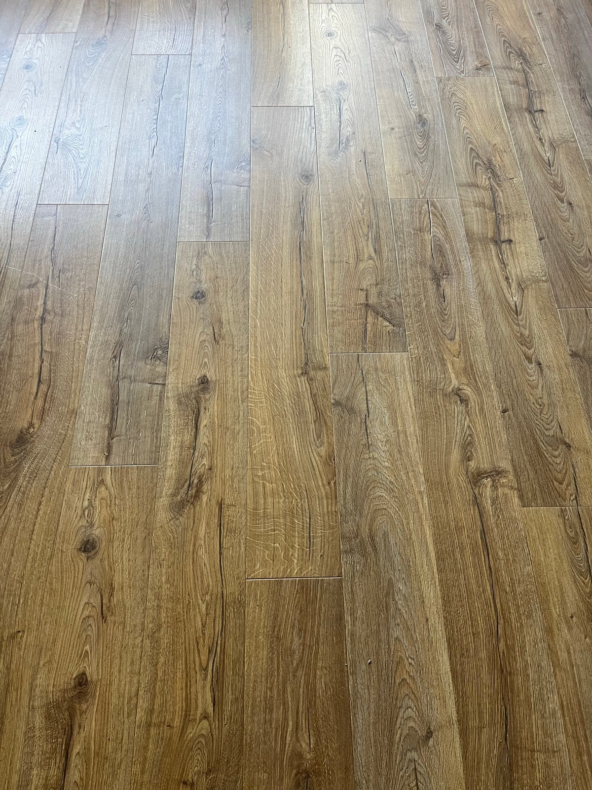 50 m² Kliklaminaat - met ondervloer, gebruikt, Huis en Inrichting, Ophalen, Gebruikt, Bruin, 50 tot 75 m²