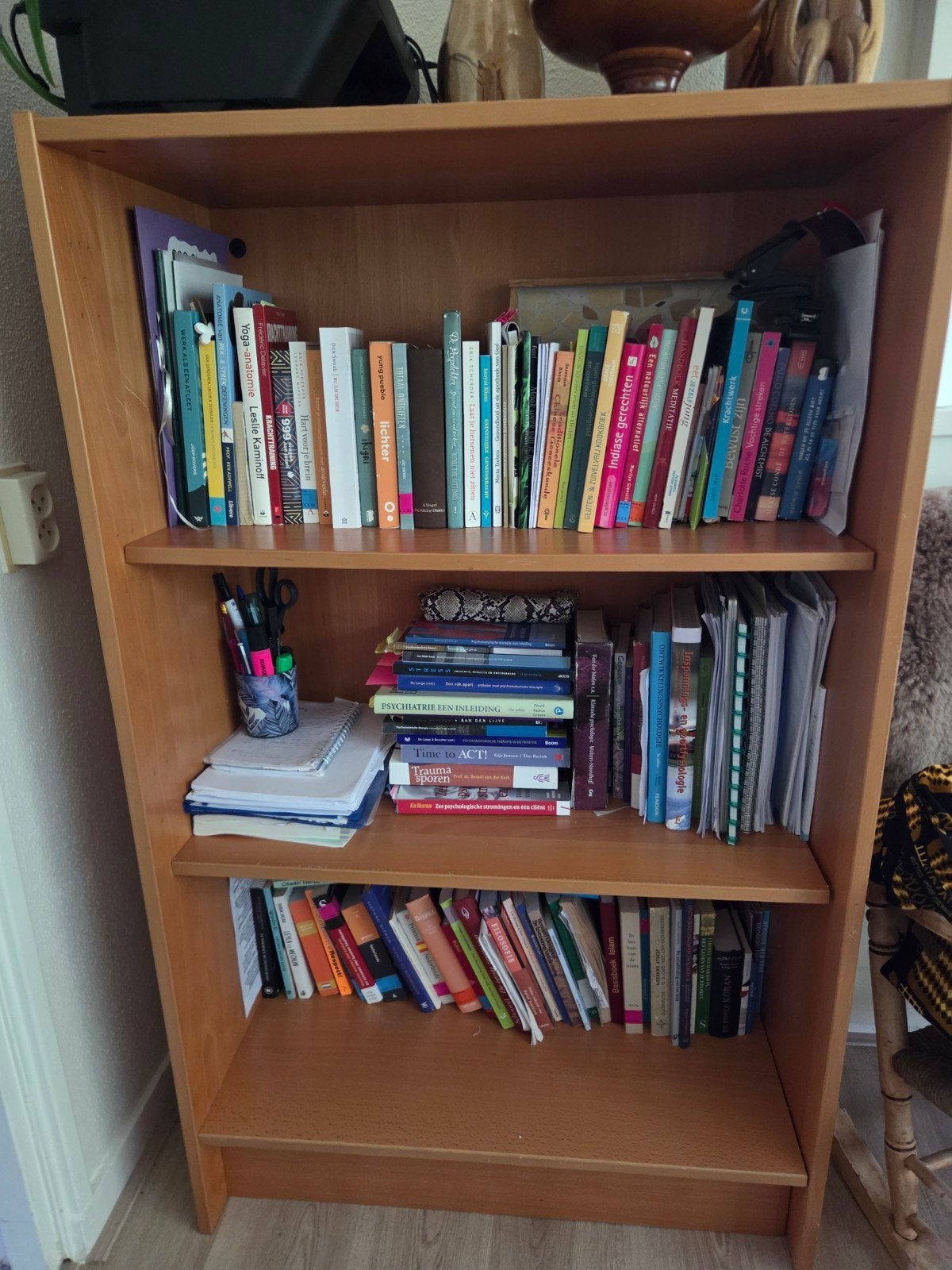 ikea boekenkast bruin hout, Gebruikt, 100 tot 150 cm, 25 tot 50 cm, 50 tot 100 cm