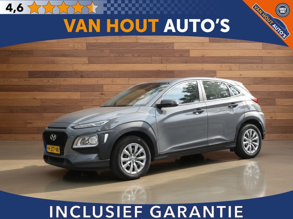Hyundai KONA 1.0 T-GDI i-Drive (bj 2020), Auto's, Hyundai, Voorwielaandrijving, Stof, Gebruikt, Met garantie (alle)