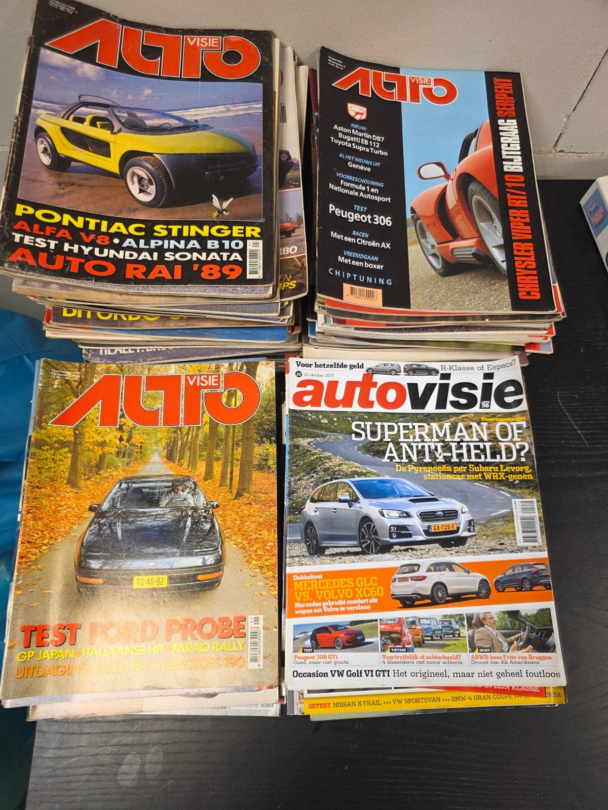 445 Autovisie magazines jaren '70, '80, '90 en 2010, Ophalen, Gelezen, Algemeen