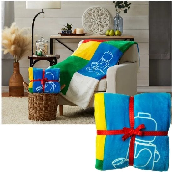 Lego Deken/ Fleece kleed - Nieuw en Ongebruikt, Overige thema's, Lego, Accessoire, Nieuw
