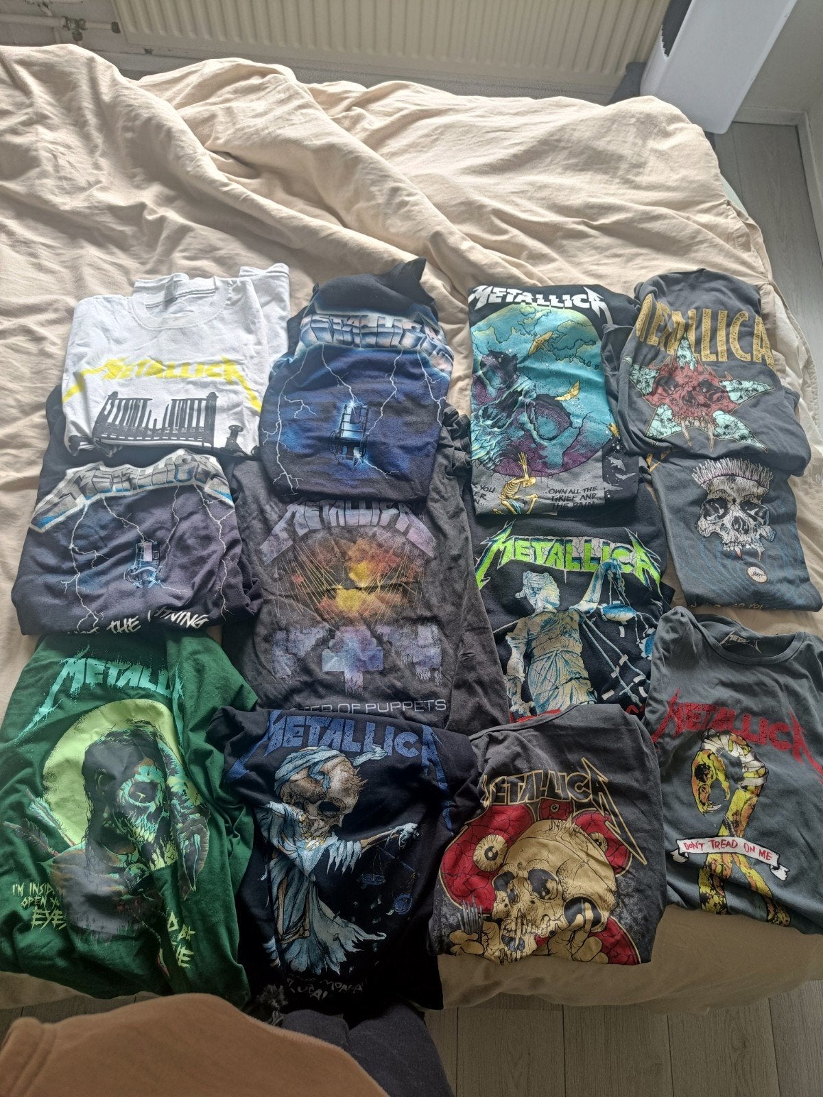 metallica shirts, Verzenden, Zo goed als nieuw, Maat 46 (S) of kleiner