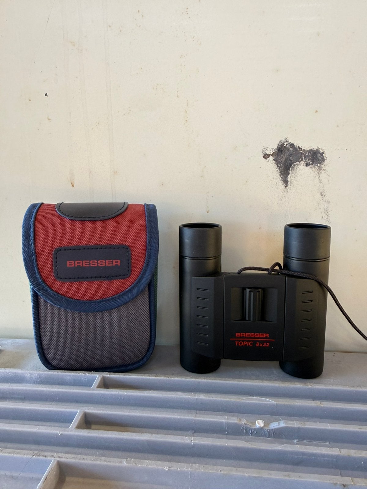 Bresser Topic 8x22 verrekijker, Audio, Tv en Foto, Optische apparatuur | Verrekijkers, Gebruikt, Dakkant (recht), 8 tot 12x, Met hoes of tas