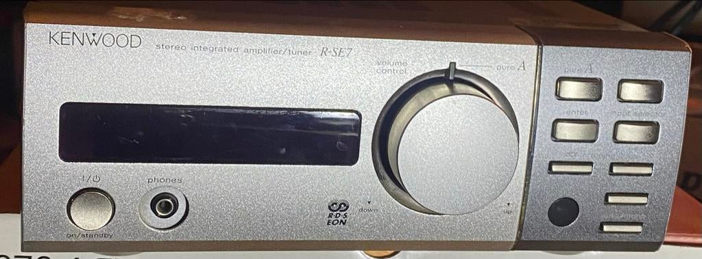 Kenwood R-SE7 Stereo Versterker/Tuner met RDS - Vintage Hifi, Overige merken, Gebruikt, Ophalen of Verzenden, Minder dan 60 watt