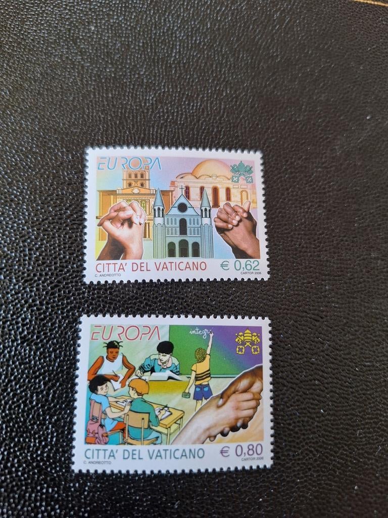 Vaticaanstad: mi. 1546/47. Europazegels 2006. Integratie., Ophalen of Verzenden, Overige landen, Postfris