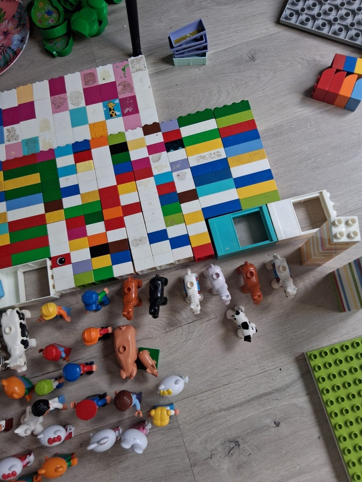 Grote set duplo met figuren en dieren, Ophalen of Verzenden, Gebruikt, Overige merken