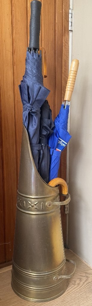 paraplu bak koperen Kolenkit, Antiek en Kunst, Antiek | Koper en Brons, Ophalen, Koper