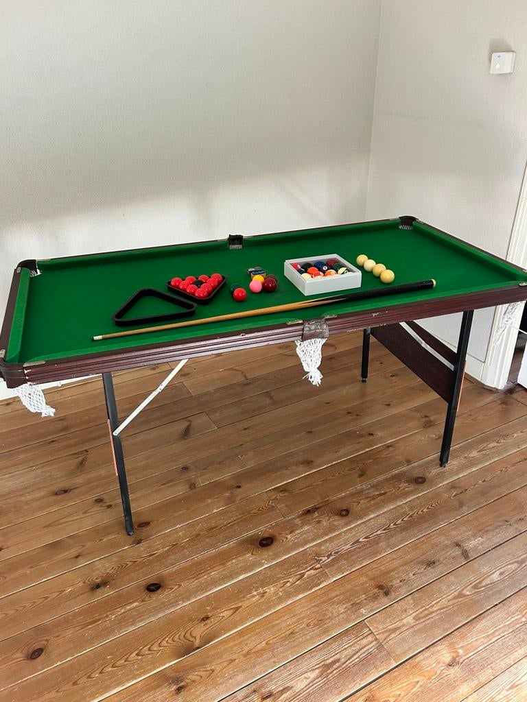 Uitklapbare Bijart&Pool tafel, Ophalen of Verzenden, Zo goed als nieuw, Pooltafel