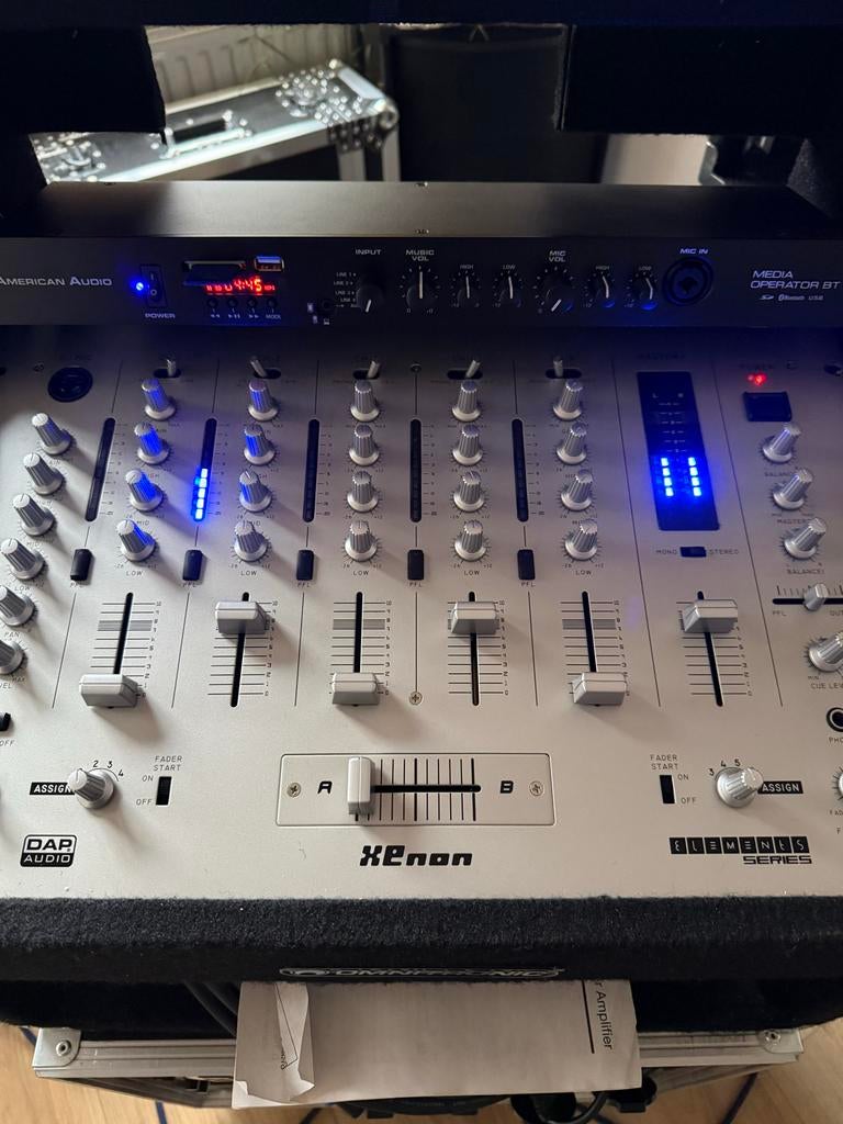 DAP Audio Xenon DJ Mixer, Muziek en Instrumenten, Mengpanelen, Gebruikt, 5 tot 10 kanalen, Microfooningang, Ophalen of Verzenden