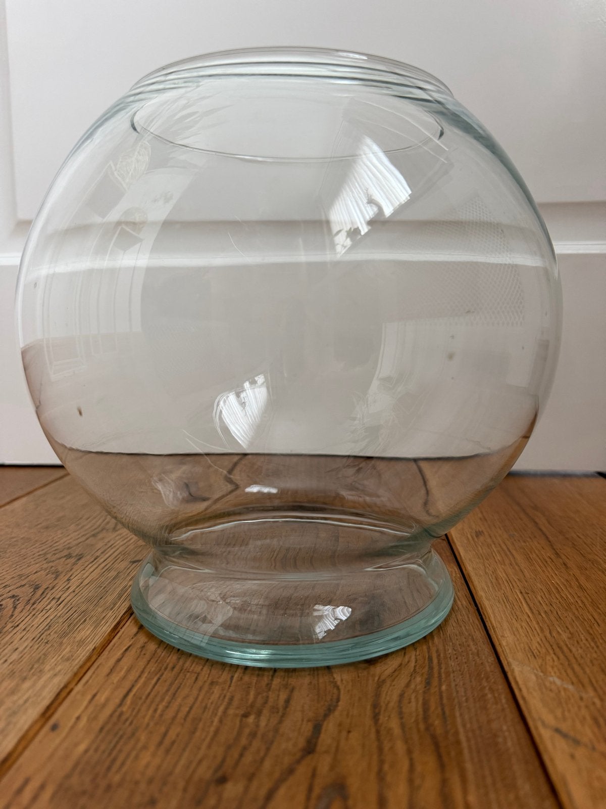 Voormalige Glazen vissenkom / decoratieve kom, Ophalen