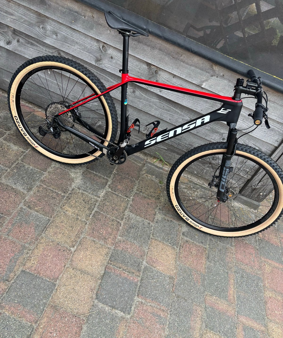 Sensa Fiori Elite 2024 - Rood/Zwart - Maat 21, Hardtail, Heren, Zo goed als nieuw, Schijfrem