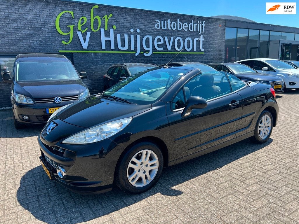 Peugeot 207 CC 1.6-16V T Sport, Voorwielaandrijving, Stof, Gebruikt, Zwart
