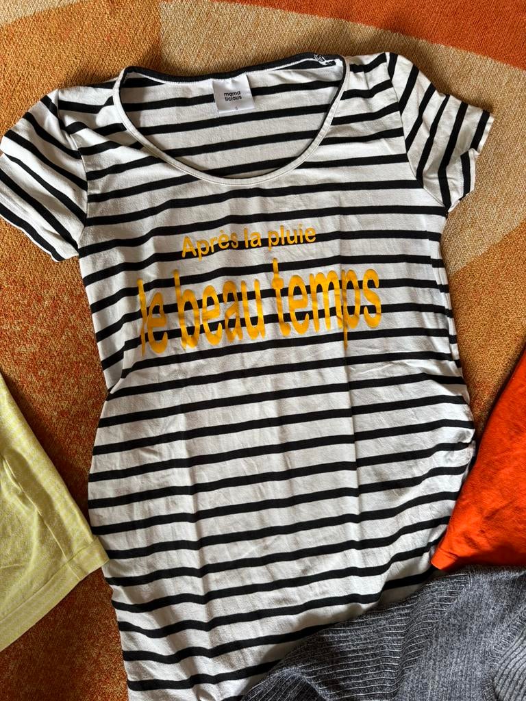 Mamalicious zwangerschapsshirtje maat S, Ophalen of Verzenden, Gedragen, Maat 36 (S), Shirt of Top