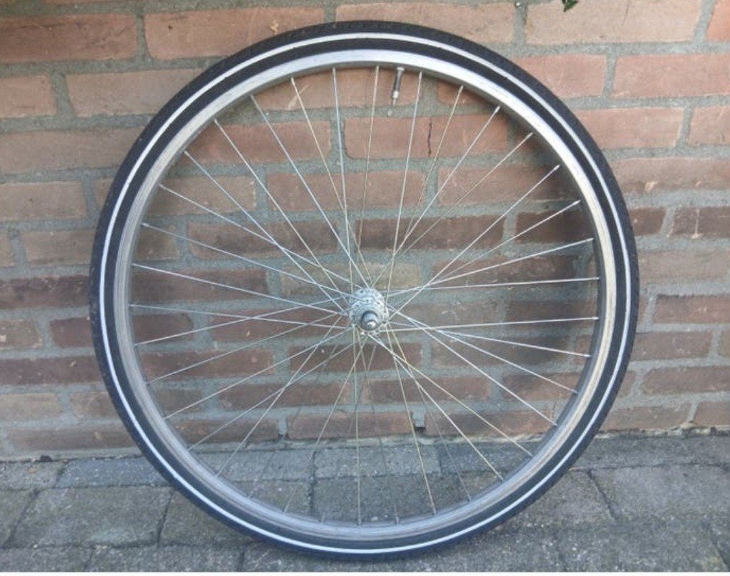 26 inch voorwiel - Uitstekende staat, Ophalen of Verzenden, Gebruikt, Wiel