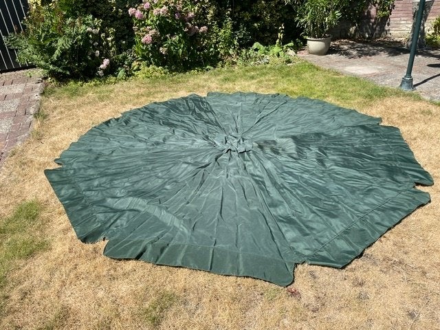 Doek voor zonnenescherm, groen, Ophalen