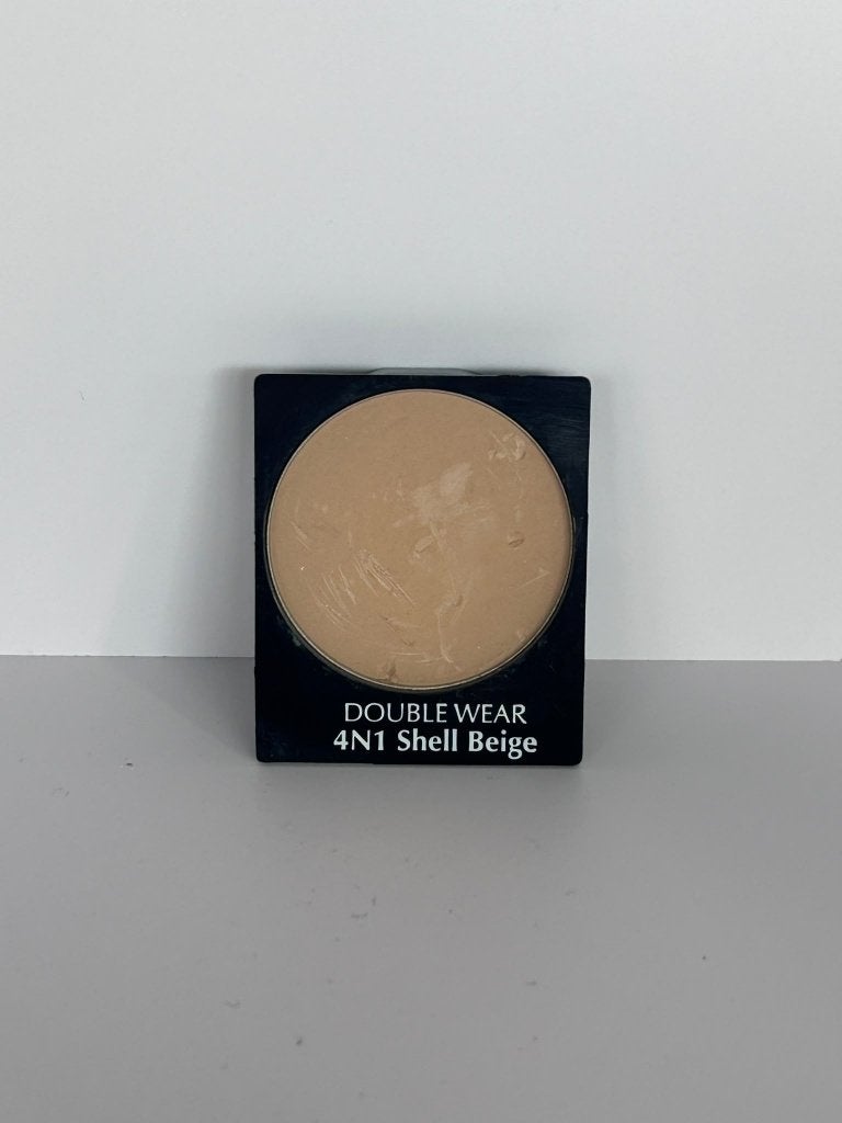 Estee Lauder Mini Double Wear Poeder 4N1 Shell Beige, Gehele gezicht, Beige, Ophalen of Verzenden, Zo goed als nieuw