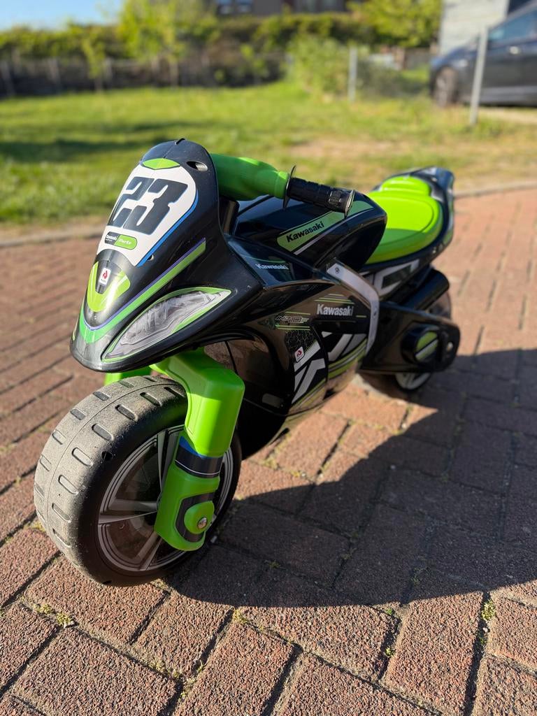 Grote Kawasaki Loopmotor - Perfect voor Jonge Racers!, Ophalen, Gebruikt