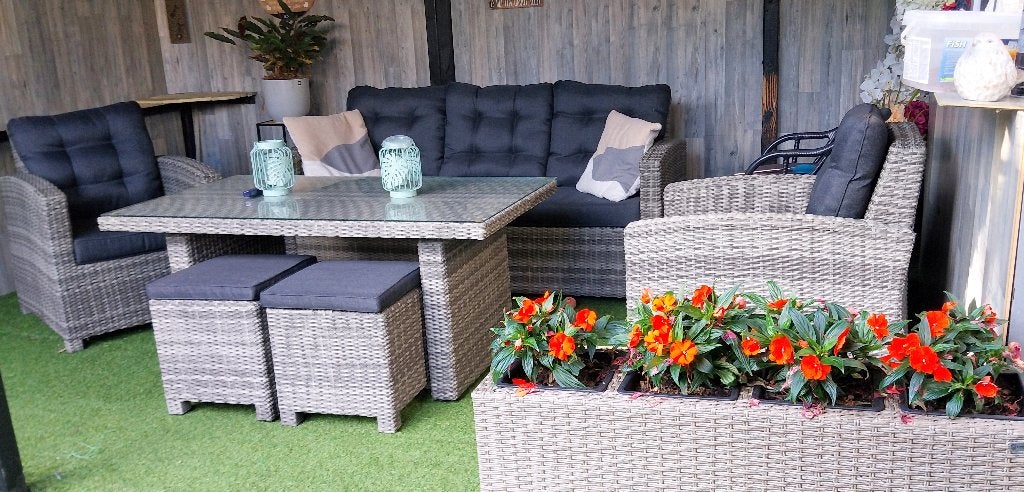Minnesota dining  Loungeset, Ophalen, Bank, Nieuw, Loungeset