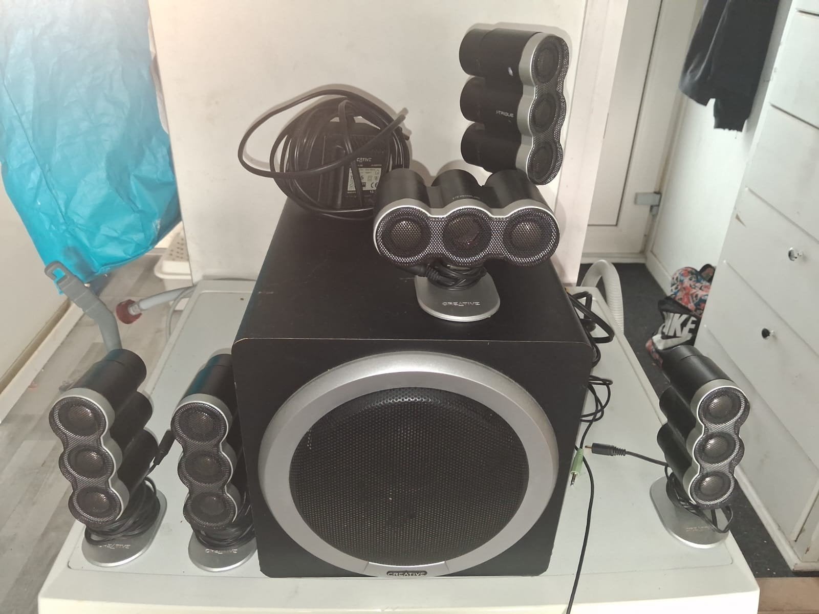 Creative 5.1 Speakerset met Bass Regelaar, Ophalen
