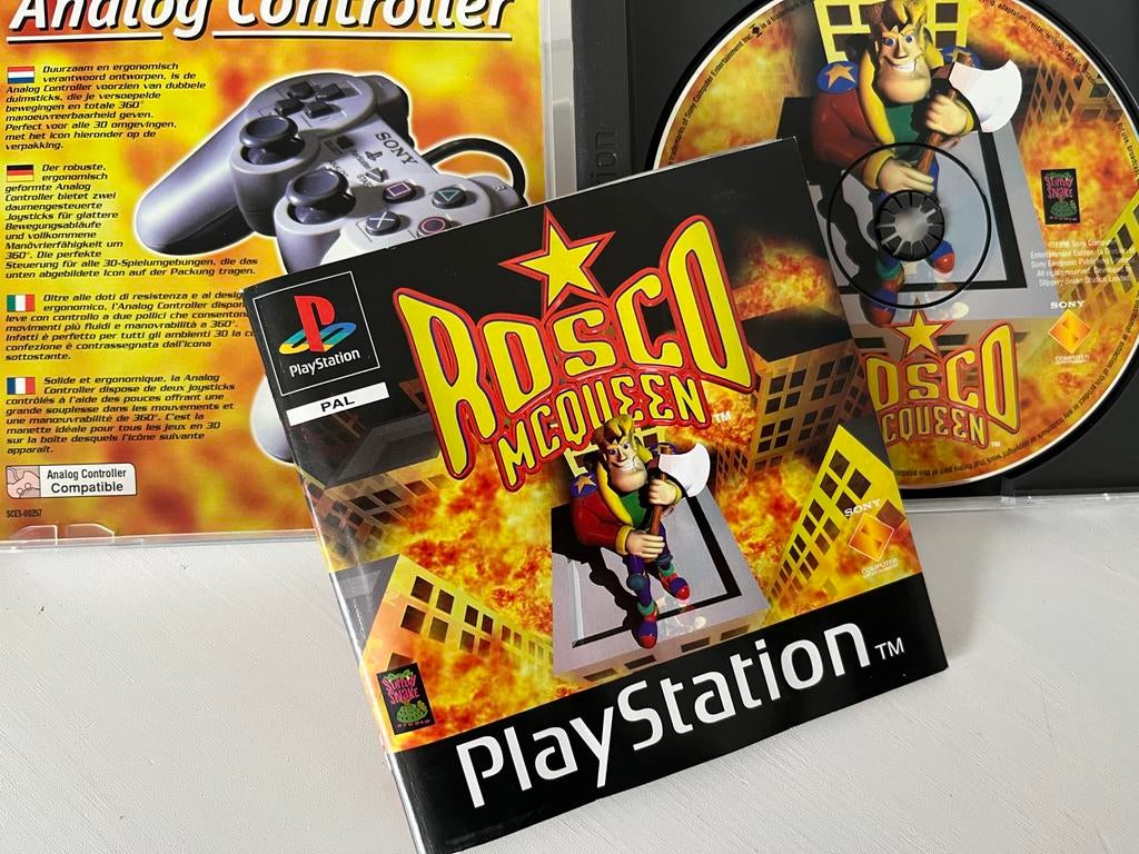 Rosco McQueen PlayStation 1 zeer netjes, Avontuur en Actie, Gebruikt, T, Ophalen of Verzenden