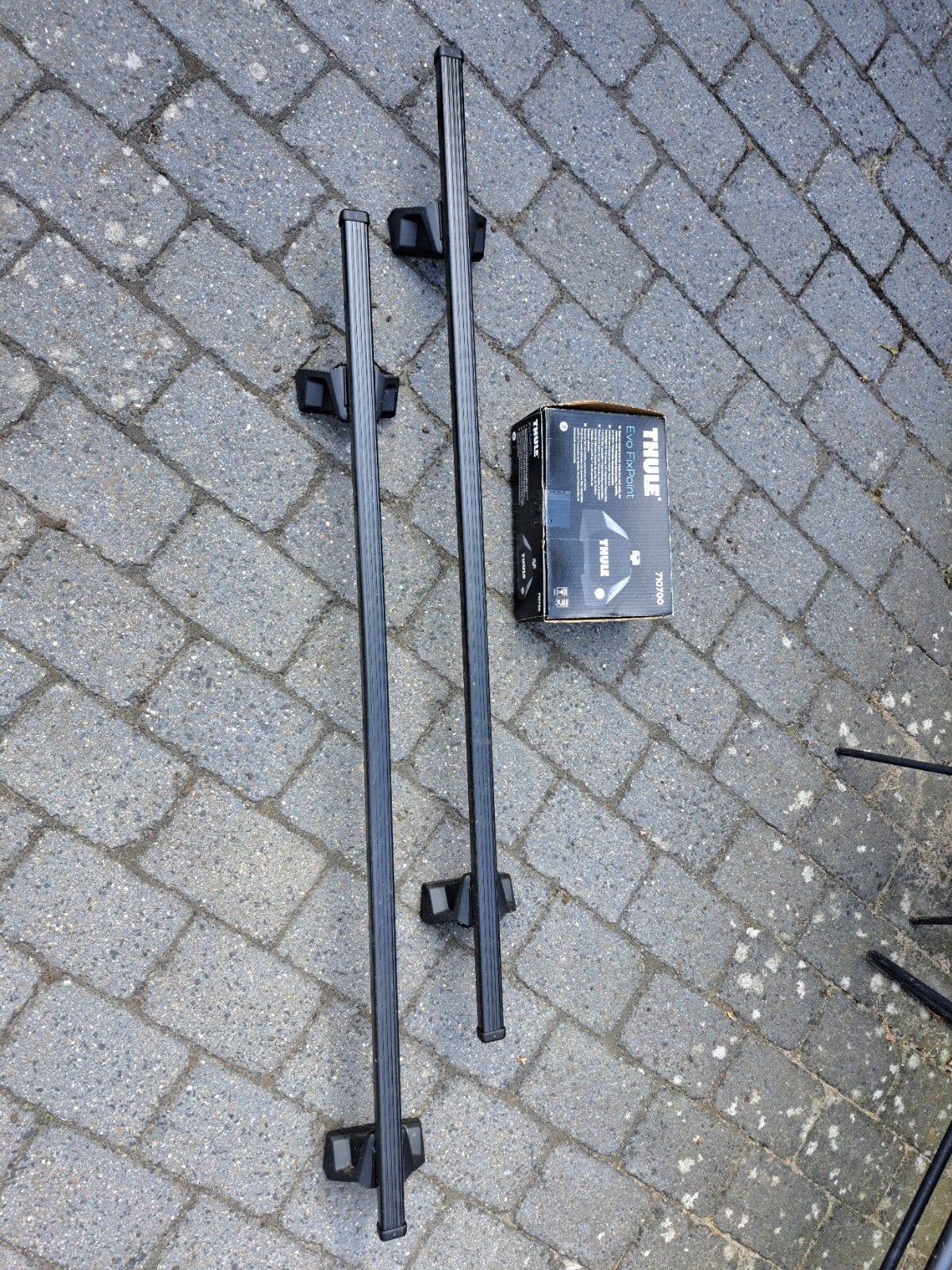 Thule Evo FixPoint 710700 dakdragerset, Auto diversen, Dakdragers, Ophalen, Zo goed als nieuw