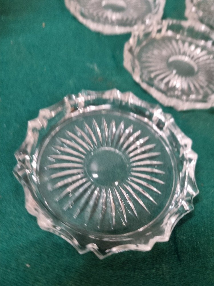onderzetters voor glas van glas vintage 7x, Huis en Inrichting, Woonaccessoires | Onderzetters, Ophalen of Verzenden, 'T Olde Gre-j