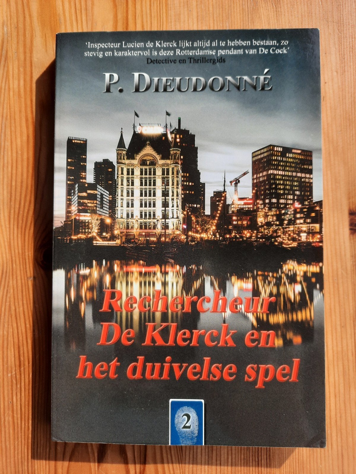 P. Dieudonné - Rechercheur De Klerck en het duivelse spel, Ophalen of Verzenden, Zo goed als nieuw, P. Dieudonné