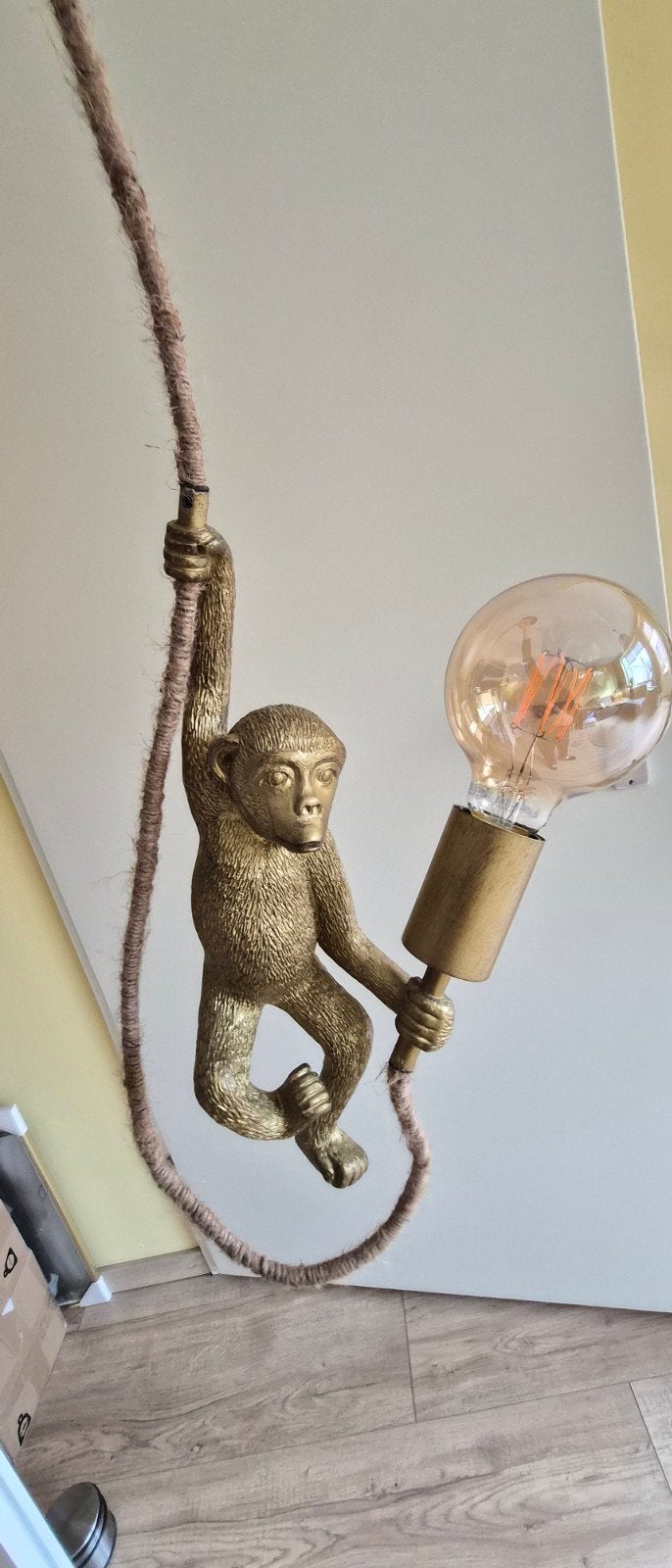 Hanglamp aap - Zo goed als nieuw, Huis en Inrichting, Ophalen, Zo goed als nieuw, Kunststof