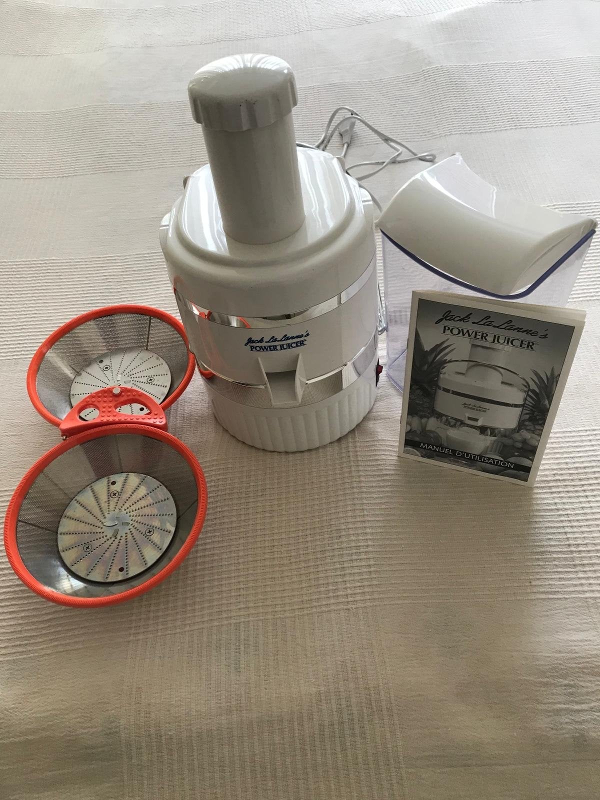 Jack LaLanne's Power Juicer - Zo goed als nieuw, Witgoed en Apparatuur, Ophalen of Verzenden, Zo goed als nieuw, Elektrisch, Sapcentrifuge