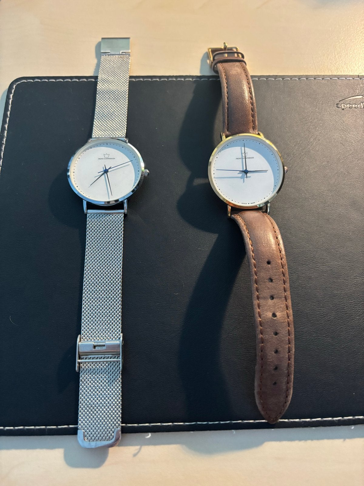 Prins Uurwerken Horloges - Set van 2, Overige merken, Staal, Polshorloge, Ophalen of Verzenden