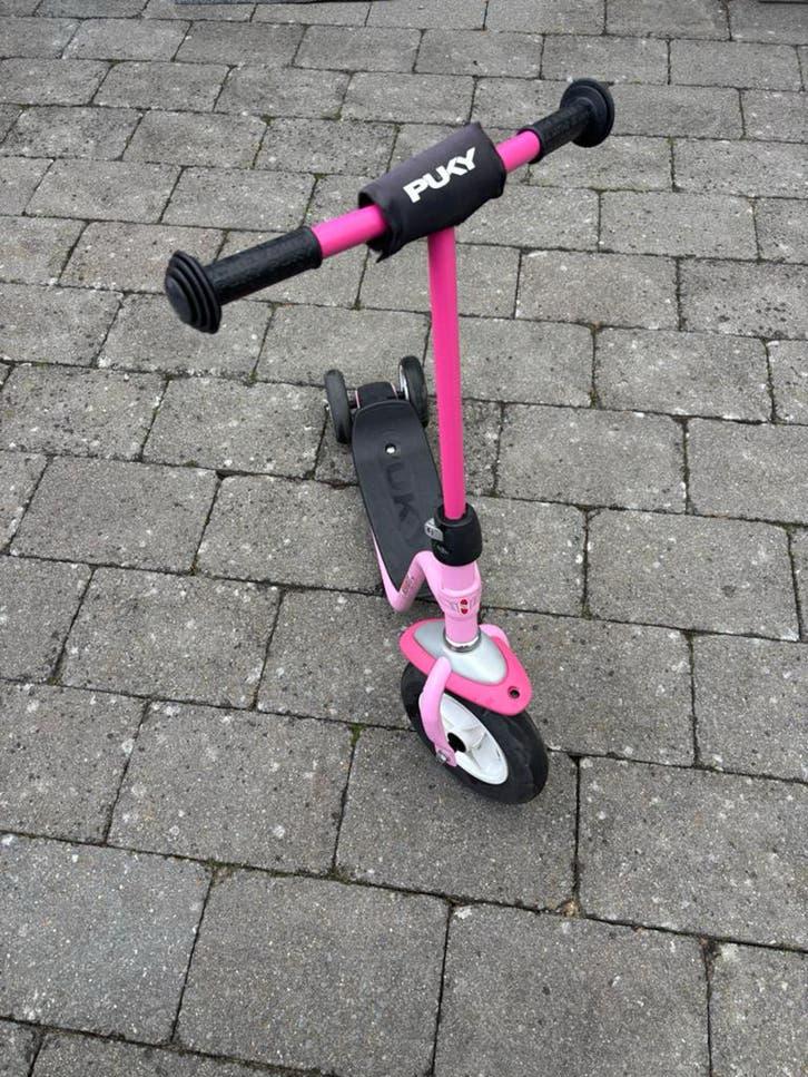 Roze Puky step met 3 wielen voor jonge kinderen, Ophalen, Gebruikt, Gewone step