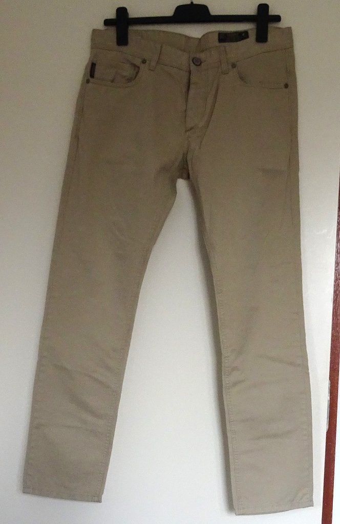 BROEK VAN JACK & JONES MAAT 50, Kleding | Heren, Broeken en Pantalons, Maat 48/50 (M), Beige, Ophalen of Verzenden, Zo goed als nieuw