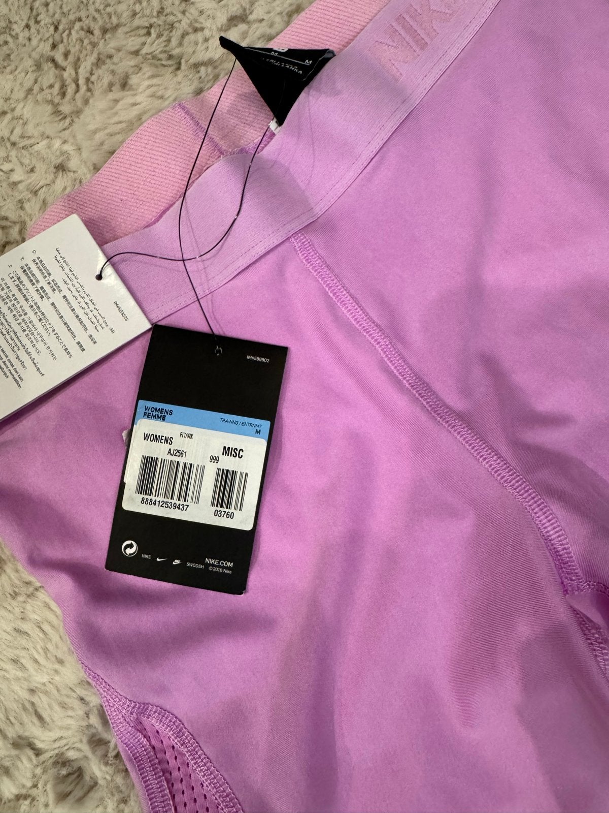 Nieuwe Nike Pro legging - Maat M, Legging, Paars, Nieuw, Maat 40/42 (M)