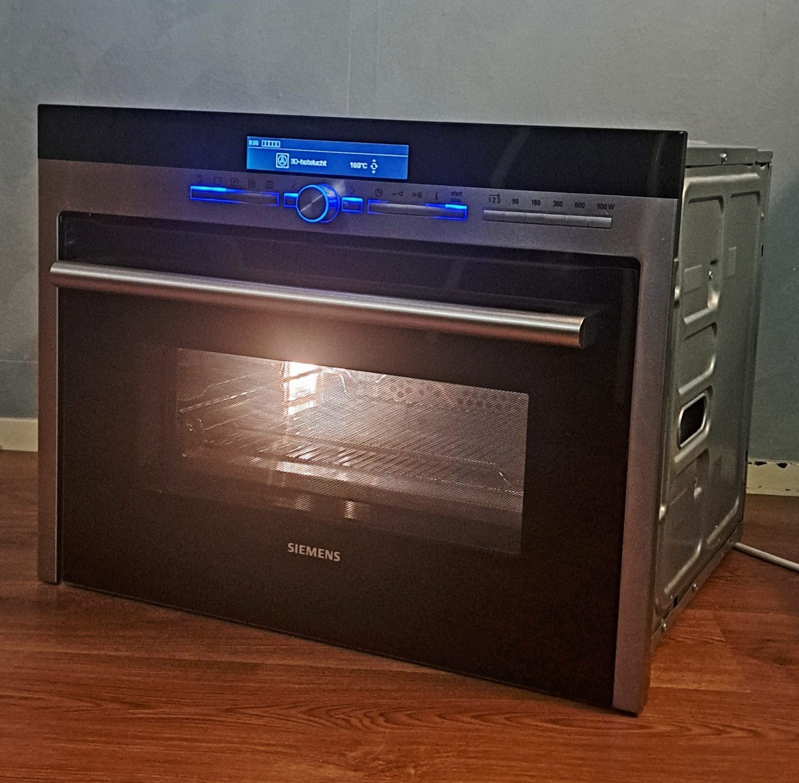 Siemens inbouw combi oven, Ophalen