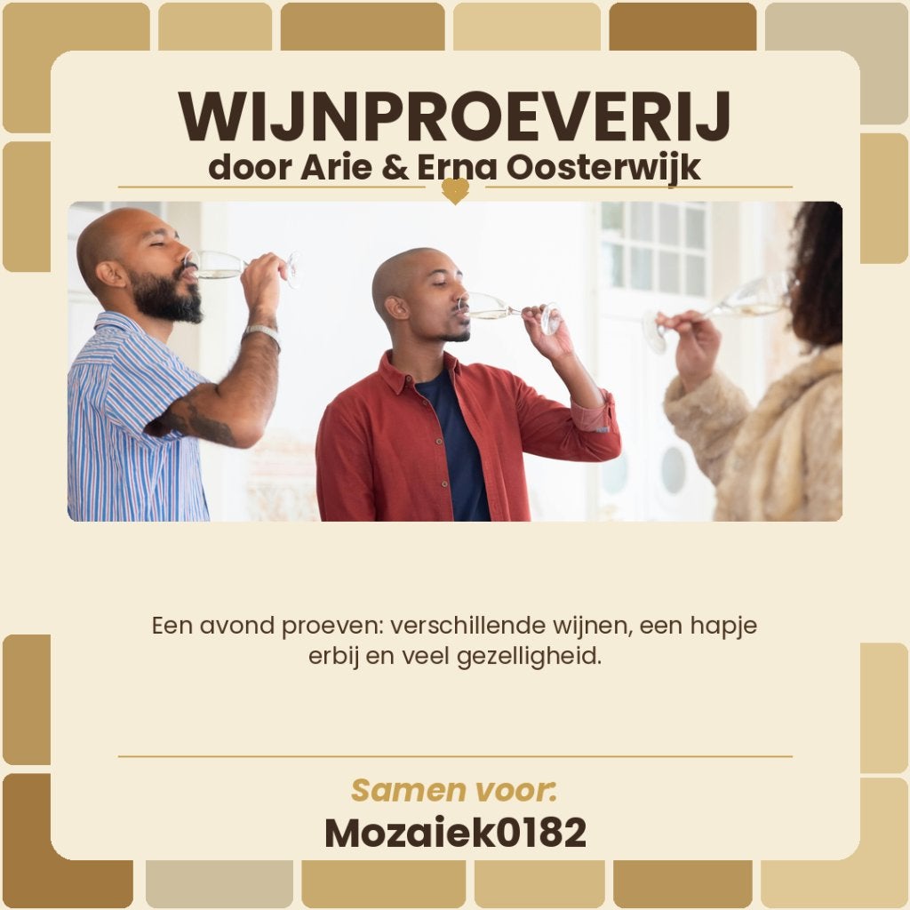 Wijnproeverij, Drie personen of meer, Overige soorten, Overige typen