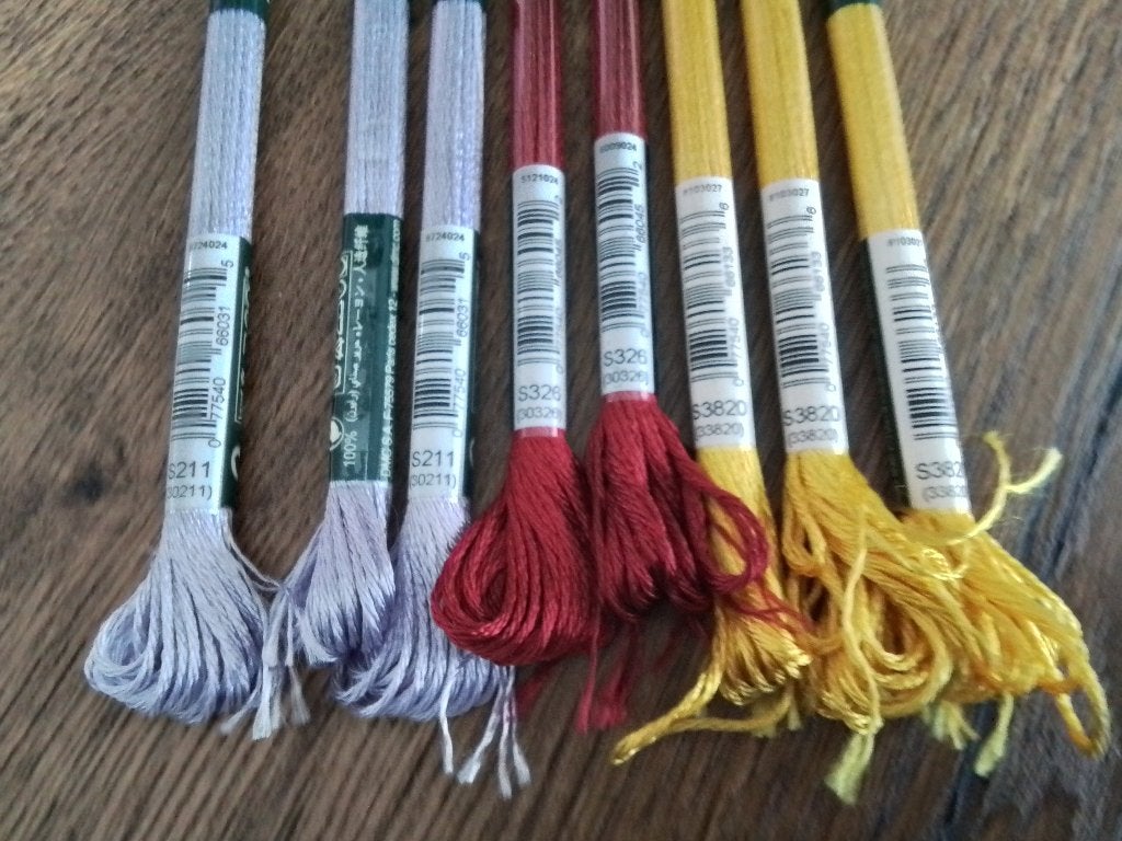 8 strengetjes dmc s garens, Ophalen of Verzenden, Nieuw, Handborduren, Borduurgaren of Zijde
