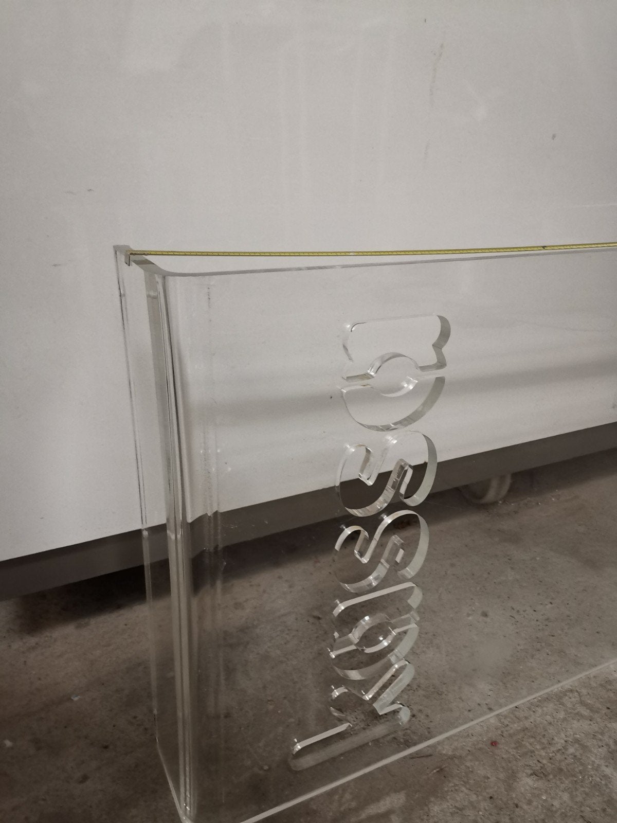 Plexiglas Kassa Afscherming Plaat 1.3 cm Dik, Ophalen of Verzenden